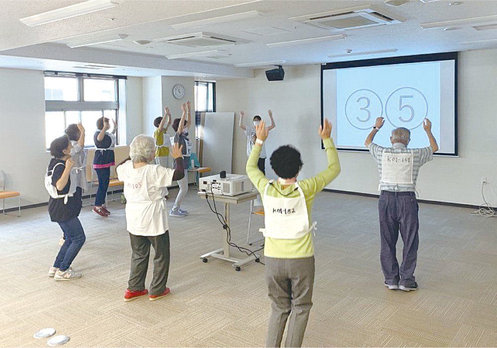 健康長寿研究拠点 認知症予防事業における運動教室